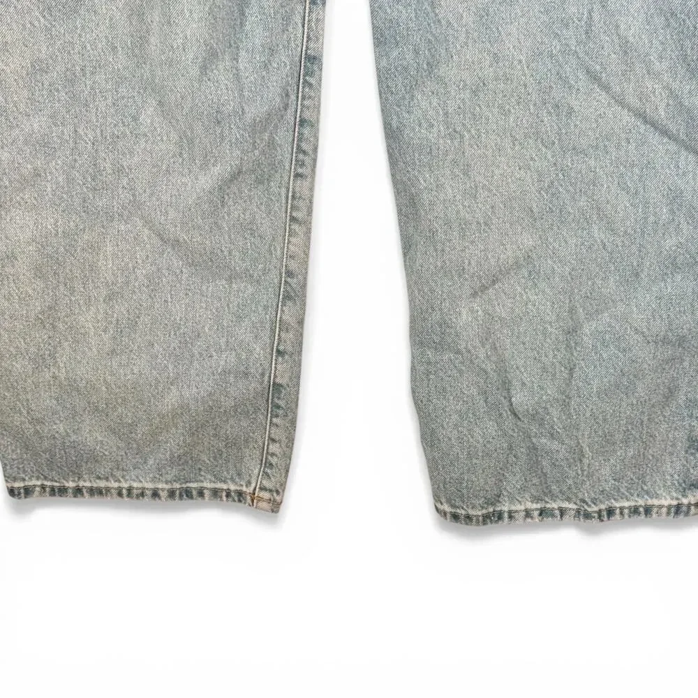 Madewell Lot 2 Women's 30 Low-Slung Straight Jeans 100% Cotton Denim Fair Trade - Picture 13 of 13
